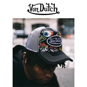 Van Dutch Gorras Gorra Von Dutch Trucker Jax All-Over-Print